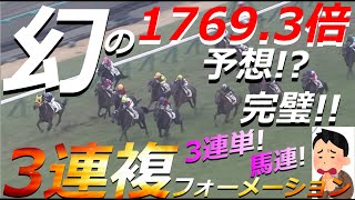 【競馬】1769.3倍！馬連！3連複！3連単！勝負【JRAに勝つ】