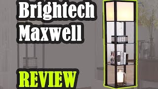 REVIEW Brightech Maxwell - LED Shelf Floor Lamp