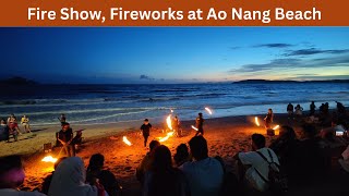 Fire show at Reeve, Ao Nang Beach, Krabi, Thailand, #thailand , #krabi , #fireshow, #fireworks