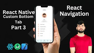 Custom Bottom Tab Navigator in React Native | Bottom Tab Navigation Tutorial 2025 | Navigation v6 UI