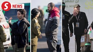 Hamas frees three more hostages under ceasefire deal