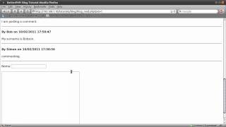 PHP Tutorial: Blog (Including Commenting) [part 00]