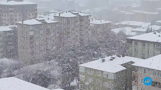 Heavy spring snowfall in Greece and Turkey