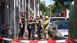 Zes woningen onbewoonbaar na zeer grote brand Ruilstraat Rotterdam