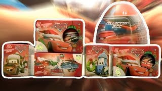 10 Cars PIXAR Disney Surprise Eggs Opening Lightning McQueen #70