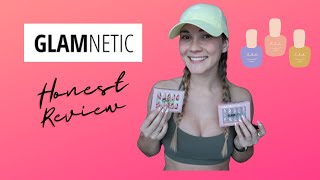 GLAMNETIC NAILS REVIEW! FIRST TIME TRY