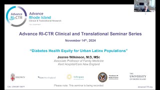 Clinical Translational Research Seminar Series: Joanne Wilkinson, MD + Thaís São João, PhD, RN