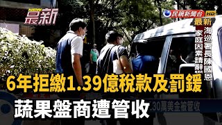 6年拒繳1.39億稅款及罰鍰 蔬果盤商遭管收－民視新聞