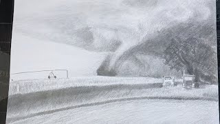 Tornado Pencil Drawing Timelapse