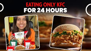 Eating Only KFC 🍗 for 24 Hours Challenge 😱😱 | So Saute