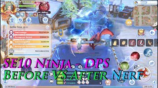 SE10 Ninja DPS Before and After Nerf | rox | Ragnarok X: Next Generation