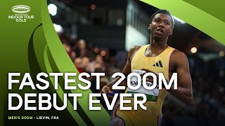 Erriyon Knighton storms to fastest indoor 200m debut in history 🔥 | World Indoor