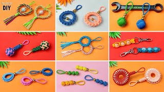 10 Best Super Easy Paracord Lanyard Keychain | How to make a Paracord Key Chain Handmade Tutorial