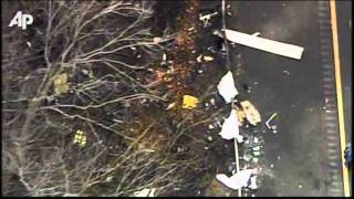 Raw Video: Plane Crashes Onto Busy N.J. Highway