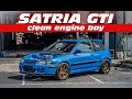 PROTON SATRIA ENGINE BAY Tour & Mods