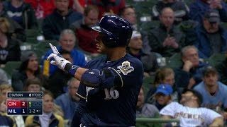 CIN@MIL: Umpire rings up Ramirez on strike two
