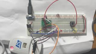 STM32 Introduction Blinking LED from bare chip (STM32F042F6)