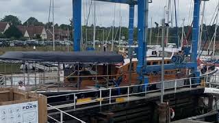 MV Havengore being re-launched at Fox's