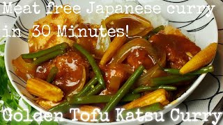 How to make Japanese Tofu Katsu Curry recipe -- kurumicooks, Japanese home cooking