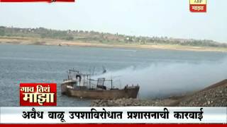 Gaon Tithe Majha@730AM  Indapur: action on sand mafia  :31:05:2016