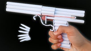 Diy Paper Revolver Gun | Paper Revolver Gun making | Paper Gun