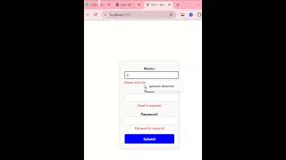 React Form Validation Using Formik & Yup | React Formik Tutorial with Yup #reactjs #code