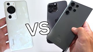 Huawei P60 PRO vs iPhone 14 PRO MAX vs Galaxy S23 ULTRA