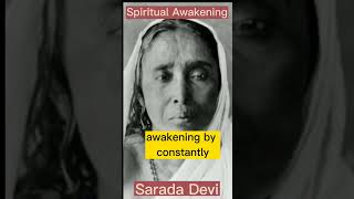 Spiritual awakening for beginners from Sarada Devi.