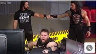 Roman Reigns & Seth Rollins  Shield Bombs Owens & Jericho. Must see SHEILD IS BACK!!!