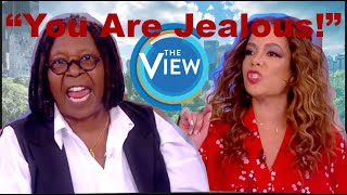 Whoopi Goldberg Being Rude to Sunny Hostin on the View