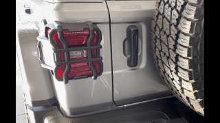 Jeep 392 gets Rugged Ridge Elite Tail Light Guards:  Install and Review