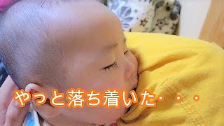 ギャン泣きした後　Day147　低出生体重児の成長記録 low weight birth infant