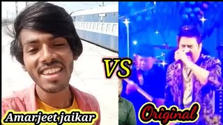 Amarjeet jaikar VS Kumar Shanu viral song  Indian idol ❤️ Old vs New song Amarjeet SMMVAIRAL