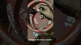 Indane LPG Gas Cylinder Leak Fix | गैस सिलेंडर लीक कैसे ठीक करें  #diy