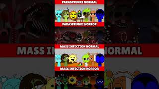 Incredibox Sprunki Parasprunki NormalVS Horror VS Mass Infection Normal VS Horror *MIX VERSION*