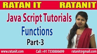 JavaScript Tutorial | Functions | Part-3 | By Binesha