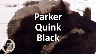 Parker Quink Black - Review