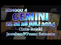 GEMINI 22-28 JULI 2024♊PERUNTUNGAN MINGGU KE 4 || RAMALAN 7 HARI KE DEPAN#ramalanzodiak#ramalankartu