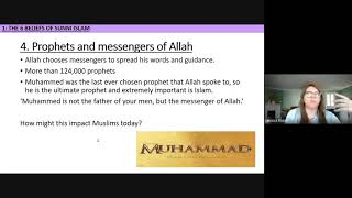 Lesson 1 - Six Beliefs of Sunni Islam - Muslim Beliefs