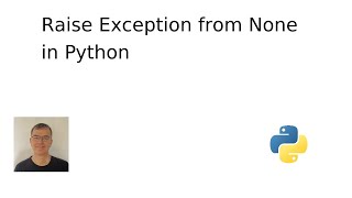 Raise Exception from None in Python