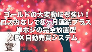 初心者向け非ナンピンマーチン完全放置型FX自動売買システム！ゴールドの荒れ相場にも強い！