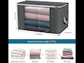 Large Storage Bags, 6 Pack Clothes Storage Bins Foldable Closet Organizers Storage highest quality