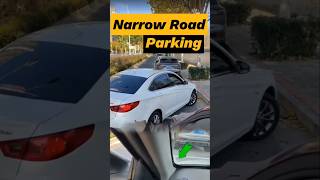 Effortless Parking on Narrow Roads with Professional Techniques #cardrivingtips #automobile #shorts