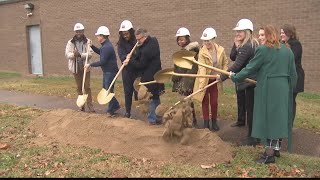 Evansville civic leaders break ground on community kitchen