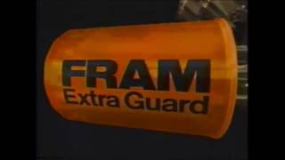 Fram Extra Guard Oil Filter Commercial 1991