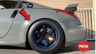 Got meat? My 700HP 350z finally gets drag radials!