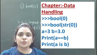 class 11th python chapter 7 solutions(part 1) | Data Handling
