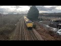 class 37219 and 37612 on a test train