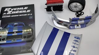 Rychle a zběsile 2 - Brianův Nissan Skyline GT-R (R34) - stavba čísla 3, 4 a 5 od DeAgostini