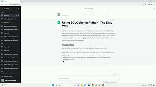 Using SQLCipher in Python the easy way